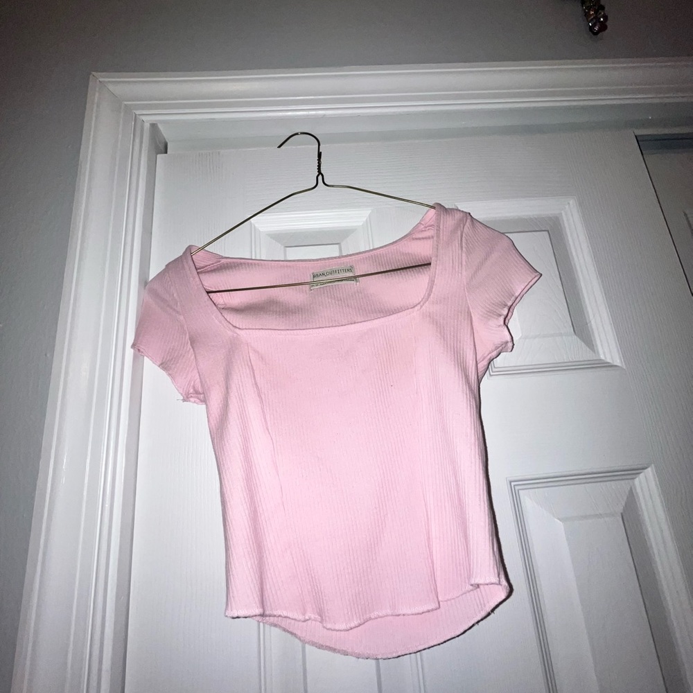 Urban Outfitters Pink Basic Top